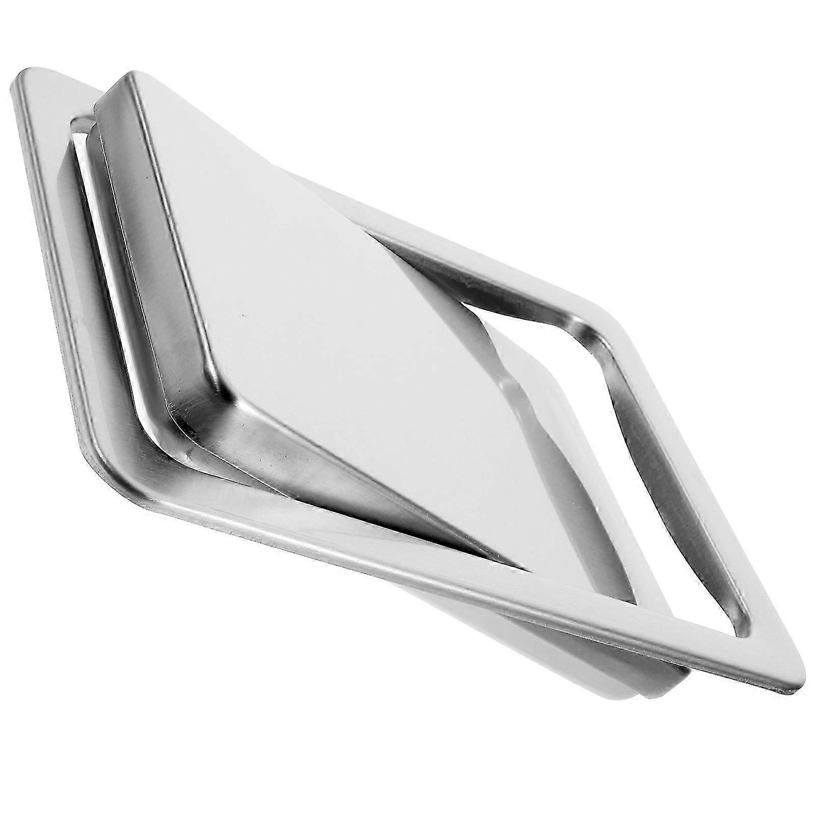 Sleek Recessed Trash Can Flap Lid for Modern Settings