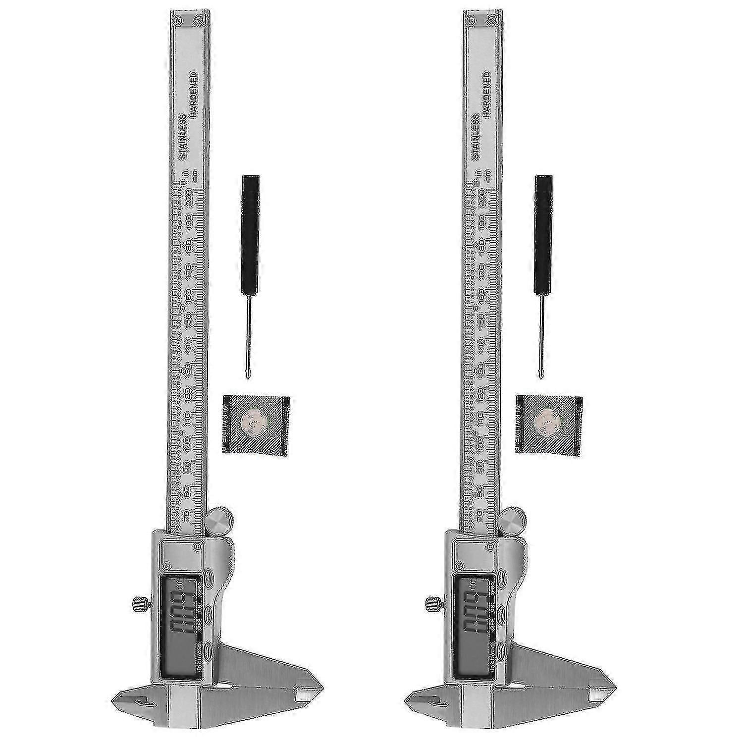 8 polegadas 200mm digital paquímetro de aço inoxidável digital com varejo + caixa