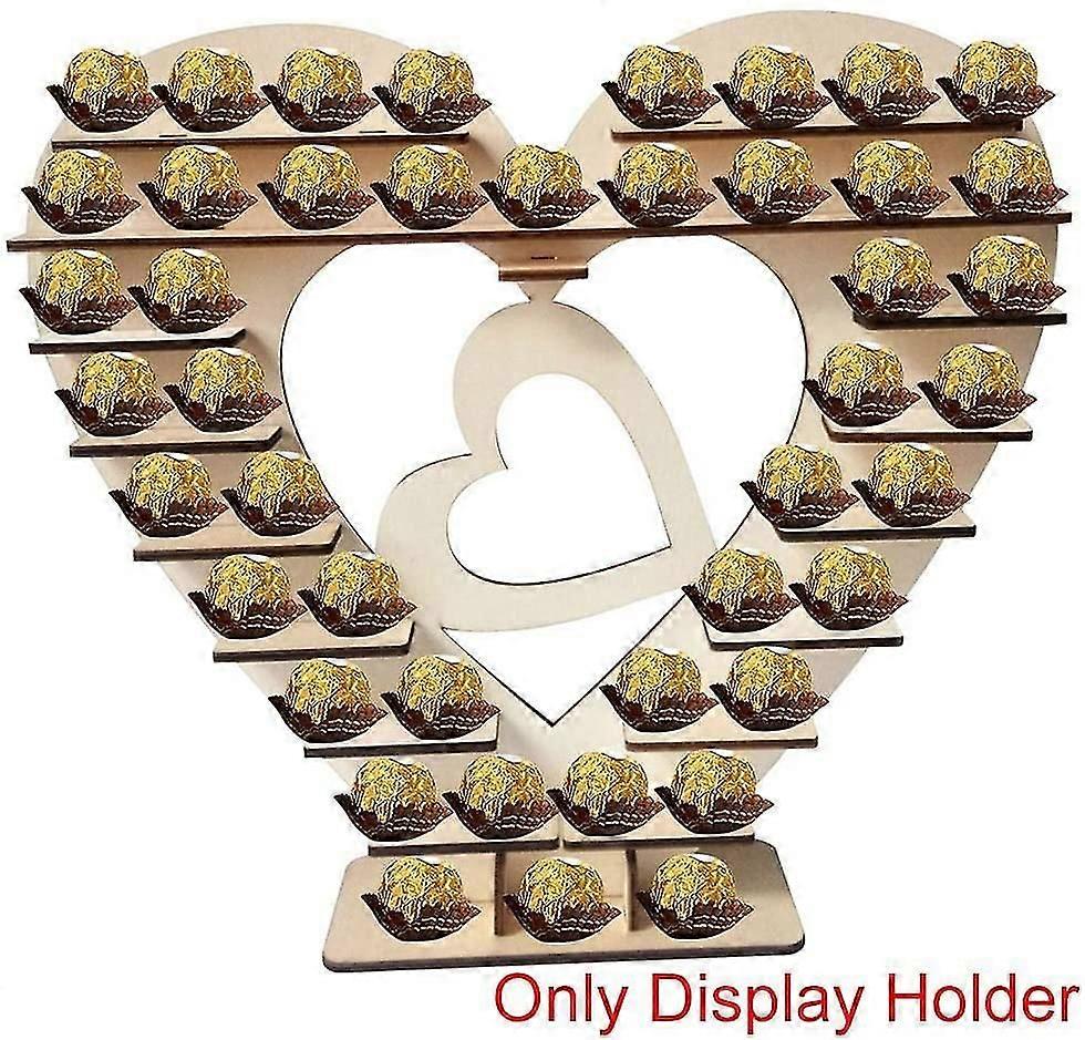 Decoration Stand Compatible With Chocolate, Heart Shape, Compatible With Sweets, Chocolate