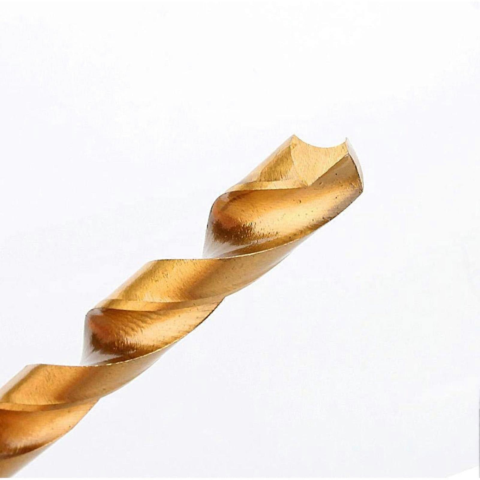 170Pcs 1-10mm Metric Ti-Plated Spiral Point Drill Bit Set