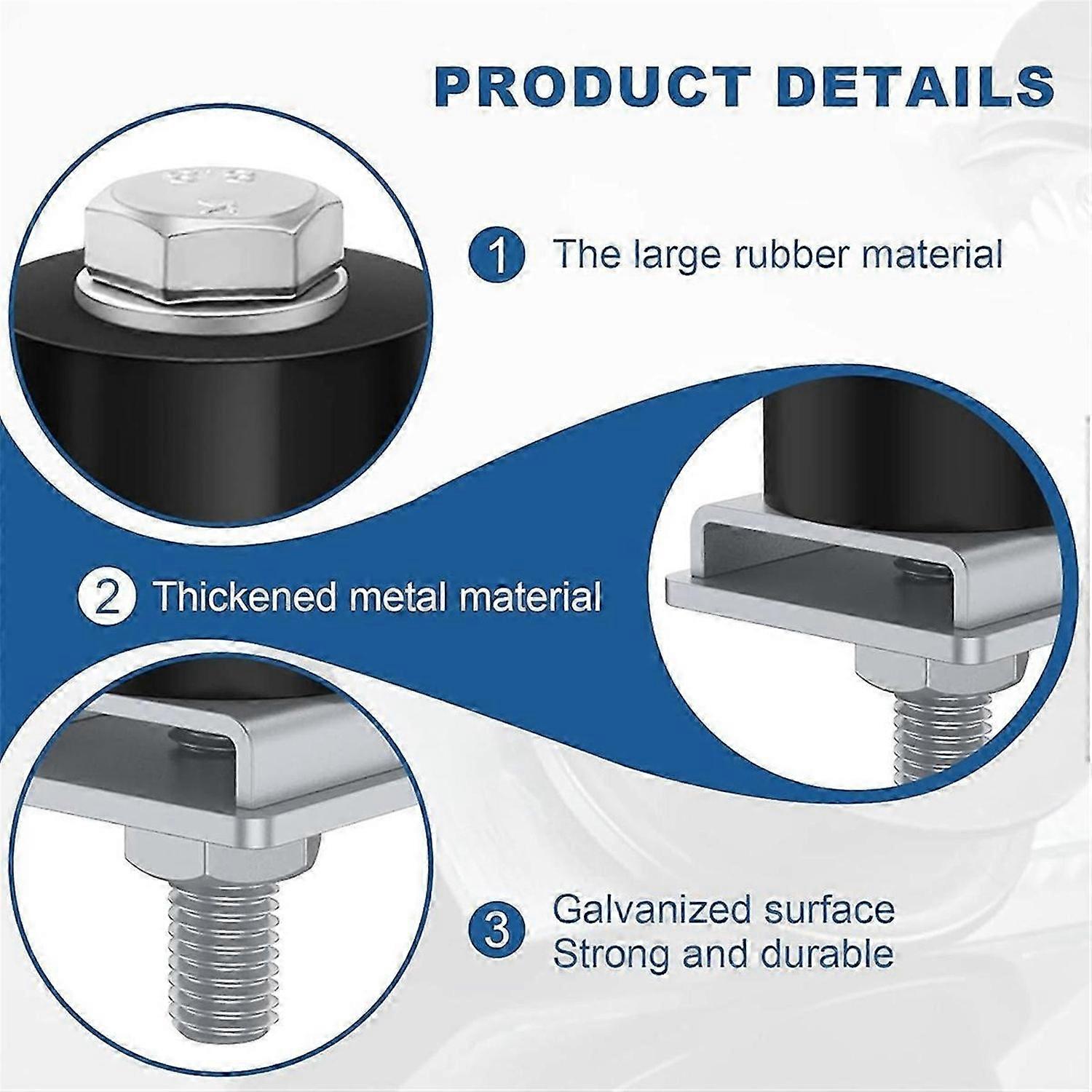 Trolley Roller Wheels Limit Trolley Assembly Positioning for Strut Channel 1-5/8in Wide and 1-5/8in