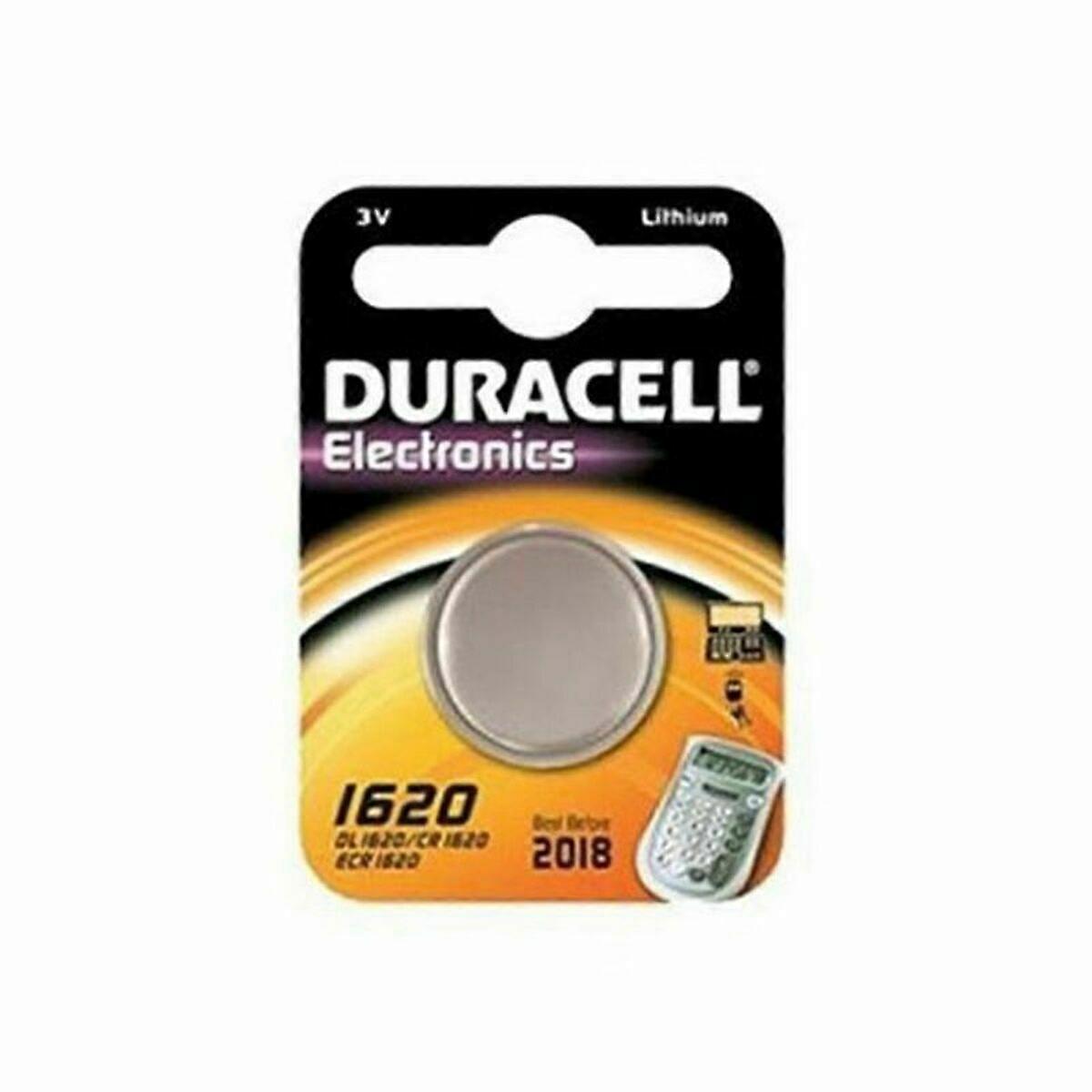 Lithium Button Cell Battery DURACELL DL1620 3 V (10 Units)