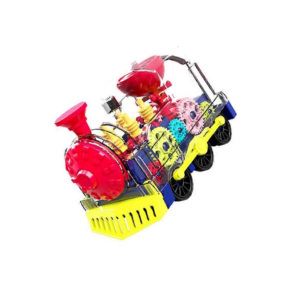Electric Train Simulation Train Model for Kids with -Directional Wheels