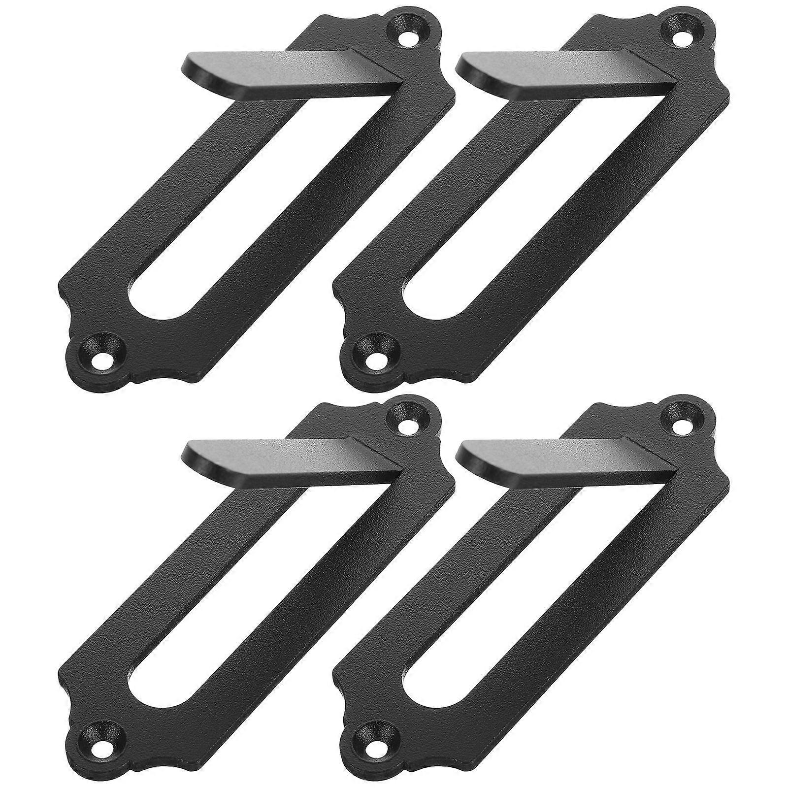 Black Steel Skull Mount Hanger European Style Wall Bracket 16Pcs