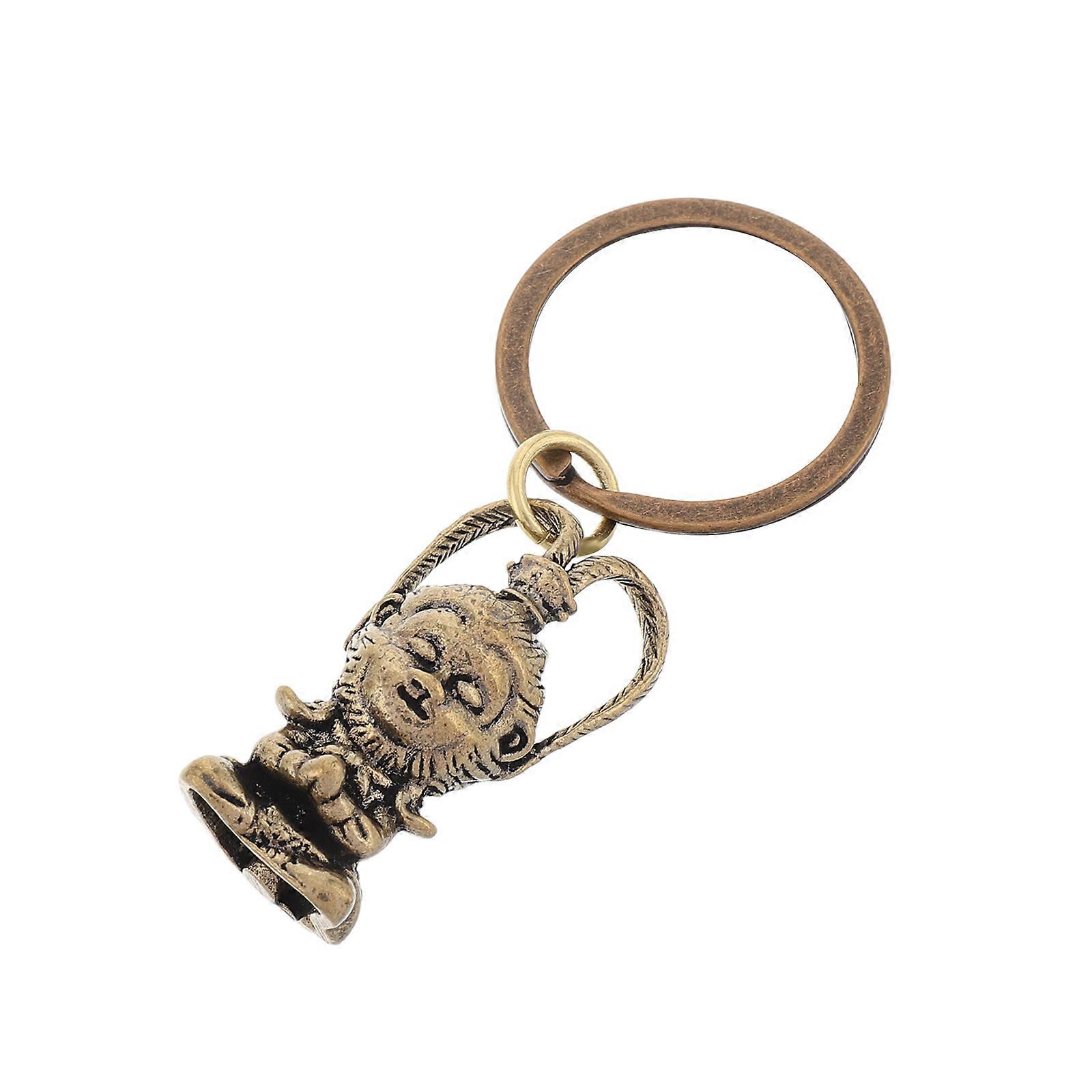 Brass Monkey Keychain Sun Wukong for Outdoor Backpack 4Pcs Unique Pendant