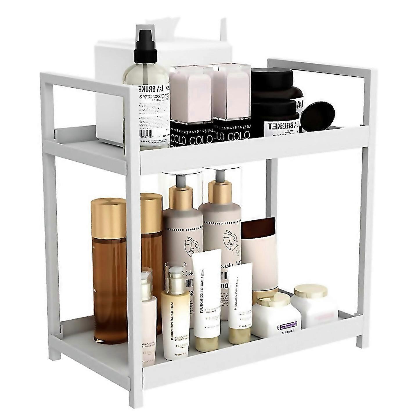 Bathroom Countertop Storage Rack Cosmetic Shelf Kitchen Spice