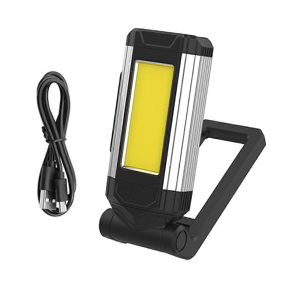 Inspection Lamp Folding Bracket Outdoor Emergency Situations Silver Abs Aluminum 1Set