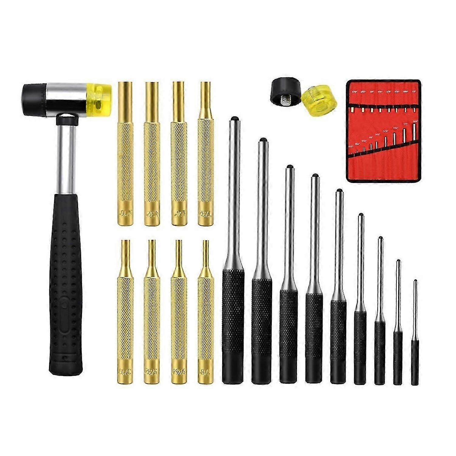 Comprehensive Roll Pin Punch Set, Removing & Repair Tool Kit