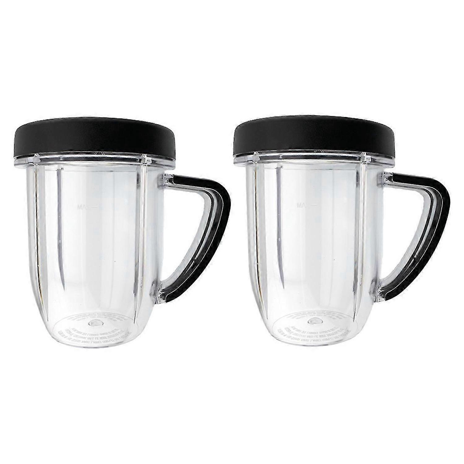 Replacement 30 Ounce Cup Jar with Handle Mug with Lip Ring Part, Compatible for RX 1700W -301, 2 Pac