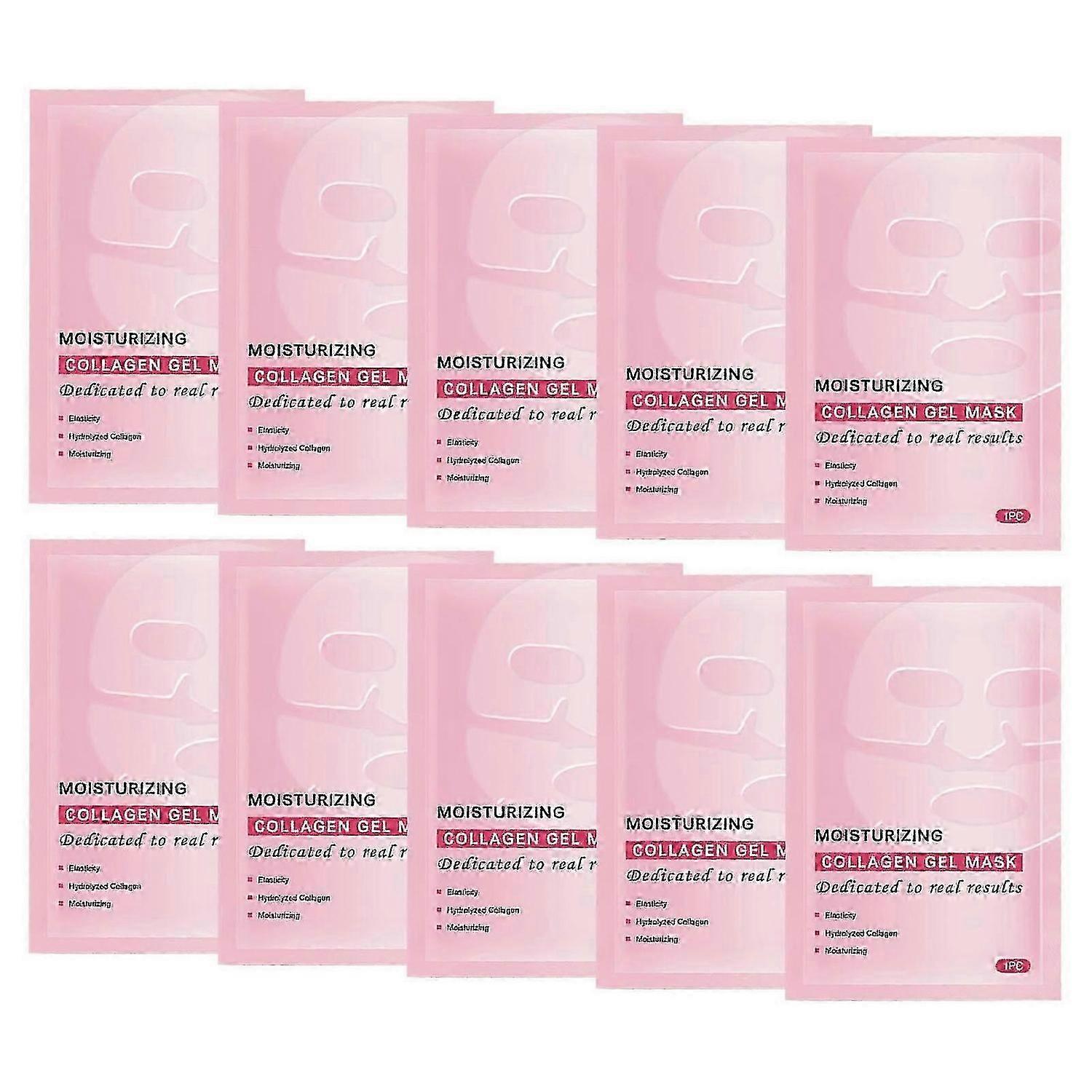 Collagens Moisturizing Mask Crystal Split Mask Jelly Color Dissolvable Mask 250ml 10PC
