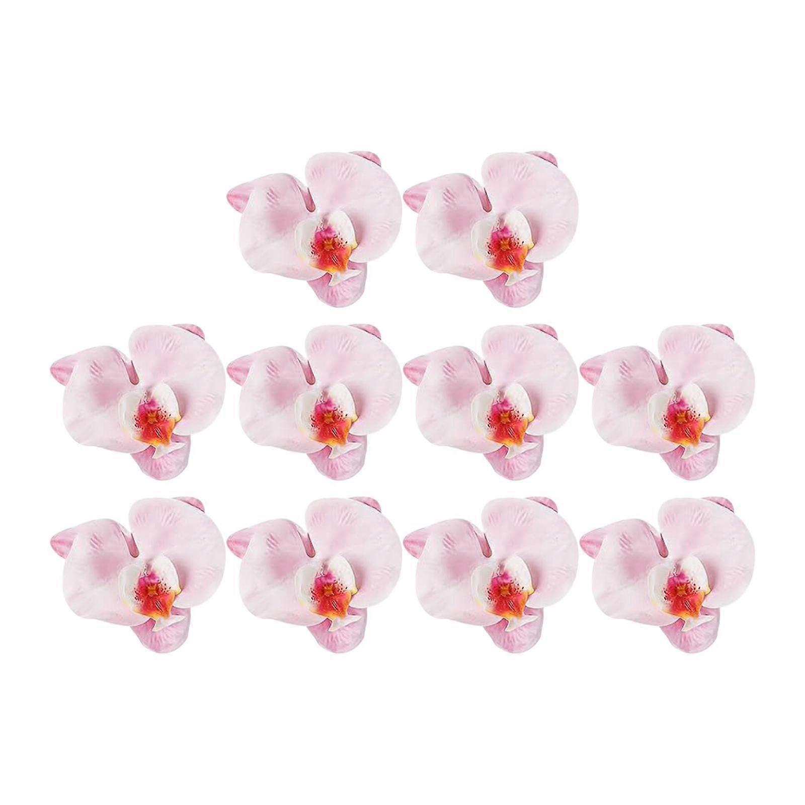 10Pcs Flower Cake Toppers Cupcake Toppers for Mother Day Reception Festive