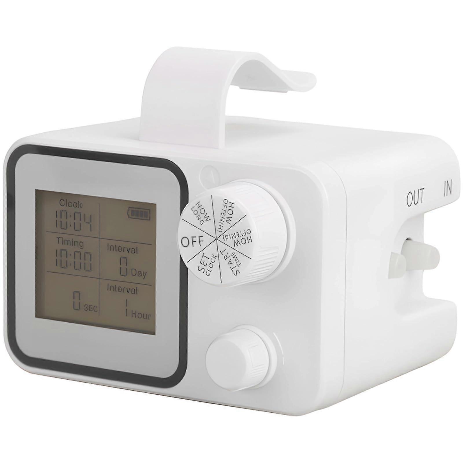 Smart Timer-Based Plant Watering System with LCD Display, Dual Outlet, Type-C Charging for 20 Pots