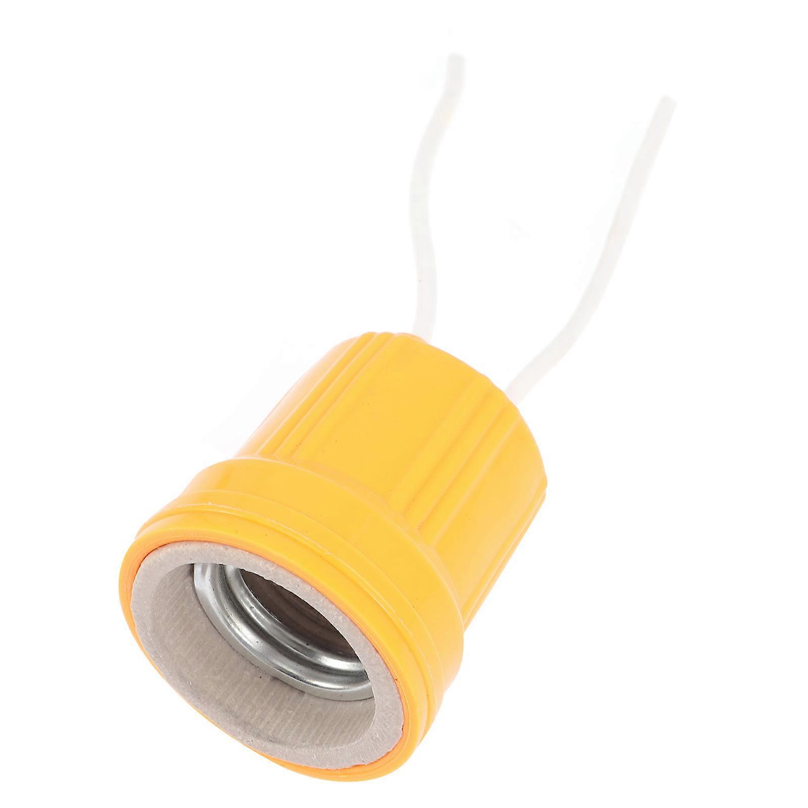 Light Bulb Socket E27 Ceramic Waterproof Lamp Holder for 4Pcs