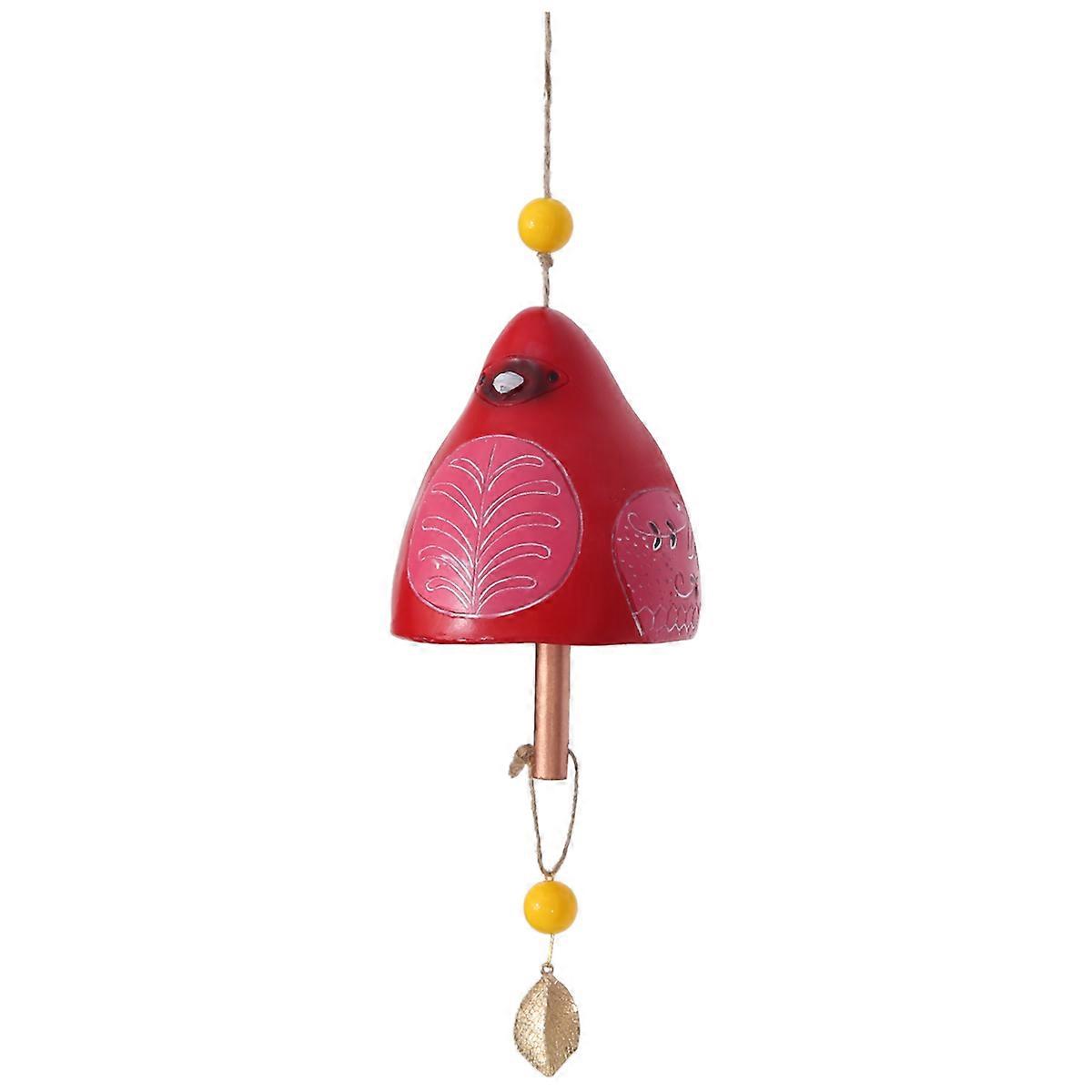 Bird Song Bell Garden Decoration,Hanging Rustic Wind Chime