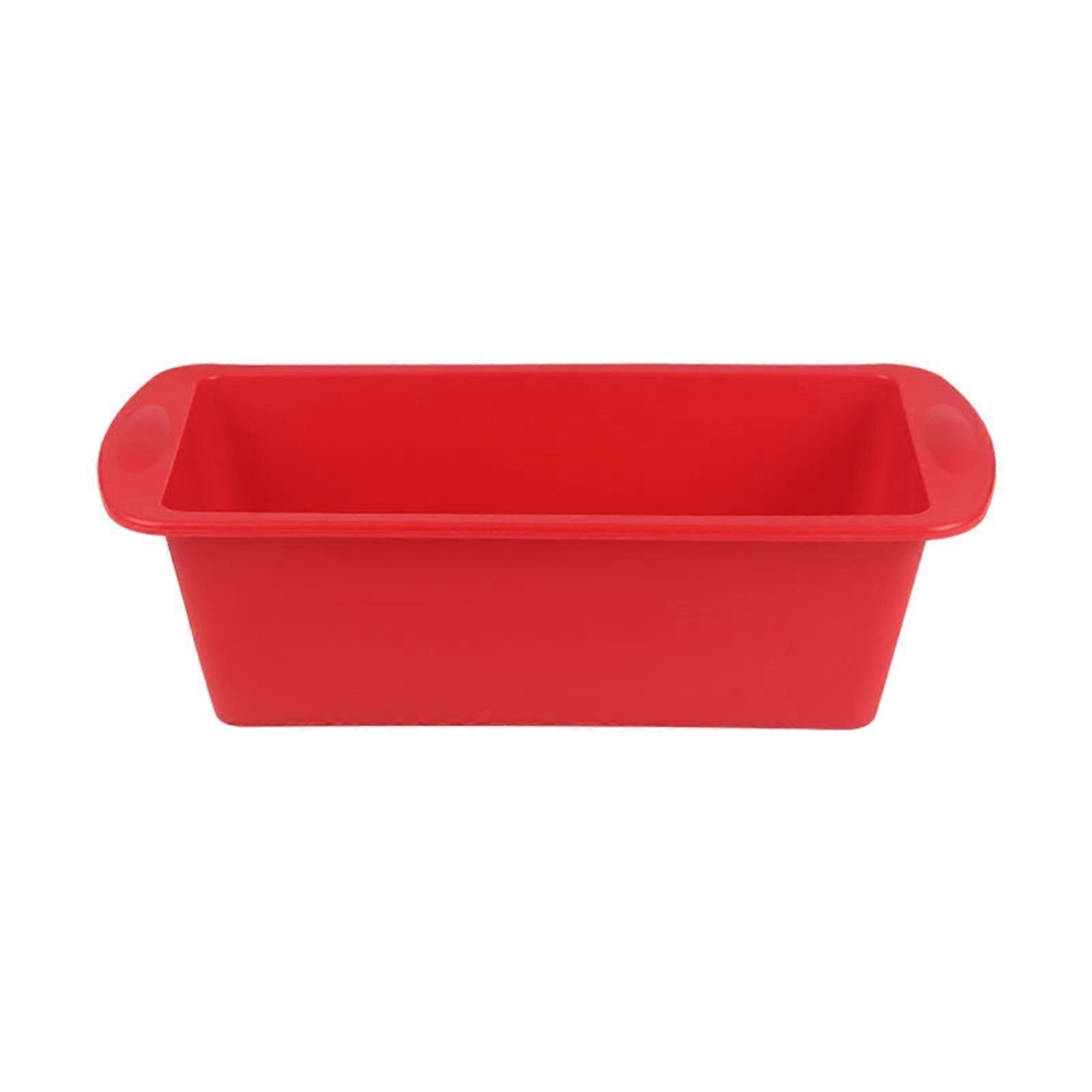 solacol Mini Loaf Pans for Baking Bread, Non Stick Silicone Rectangular Cake Plate, Flexible BPA Free Compatible with Oven
