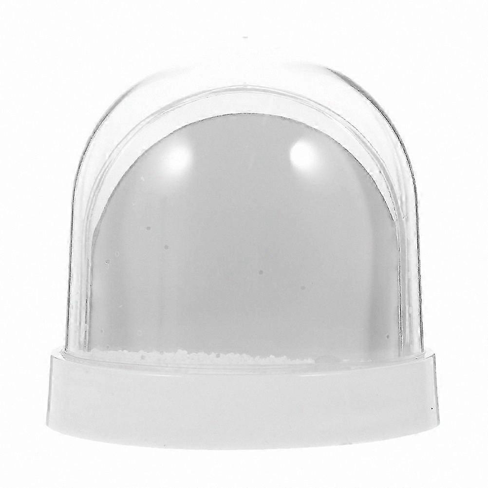 Customizable Snow Globe Ornament for Everyday Use Plastic Decor 1 Set