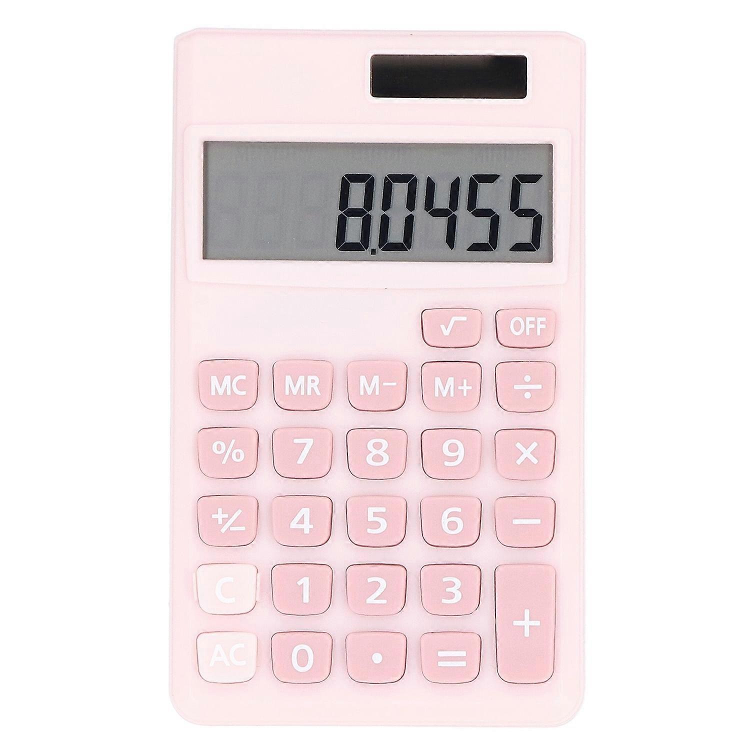 Feature:
1. Easy to Read: Portable calculator 8 digit LCD display, large key design, clear and high 