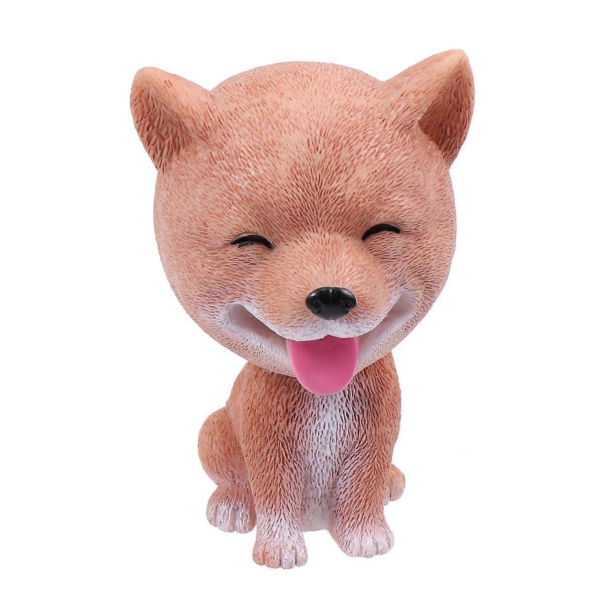 Table Ornament Car Shaking Dog Bobbleheads Shake Head Toy 3Pcs Pack