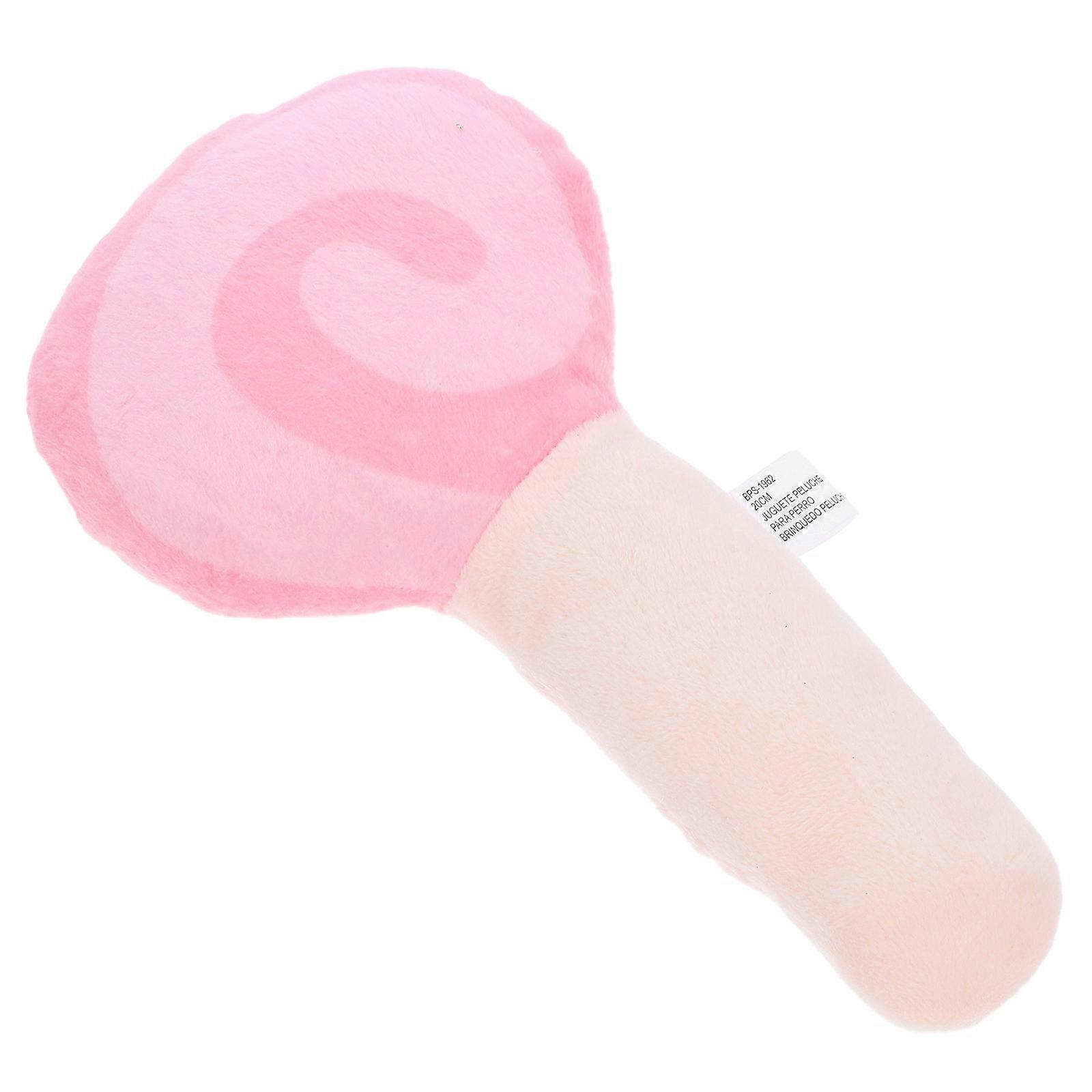 Dog Toy Plush Lollipop Style for Teeth Grinding 4Pcs Chewing Toys