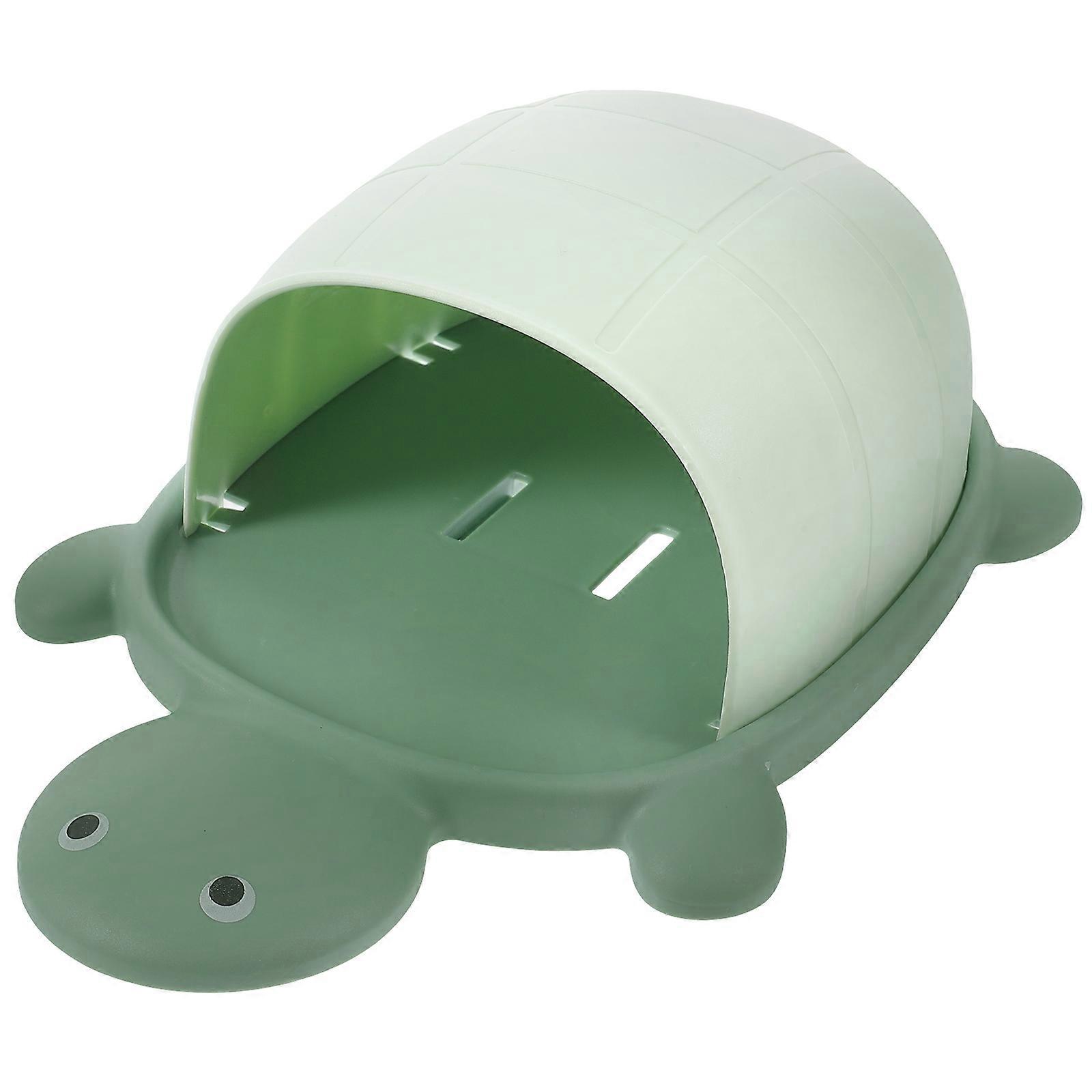 Toothbrush Holder Cartoon Turtle Storage Stand for Bathroom 2Pcs