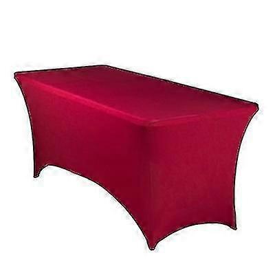 122*76*76Cm Red Rectangular Fitted Spandex Tablecloths X4340