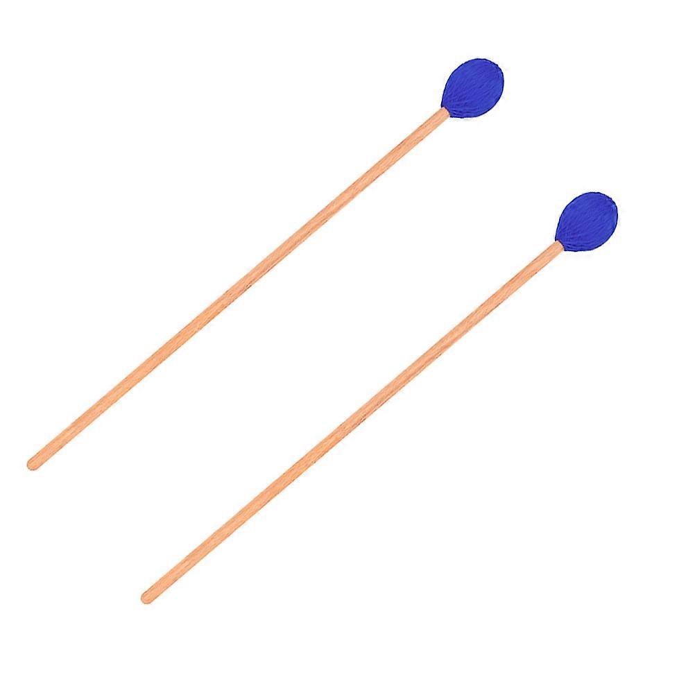 Wool Drumstick Marimba Hammer for Music Playing 2Pcs Accessory