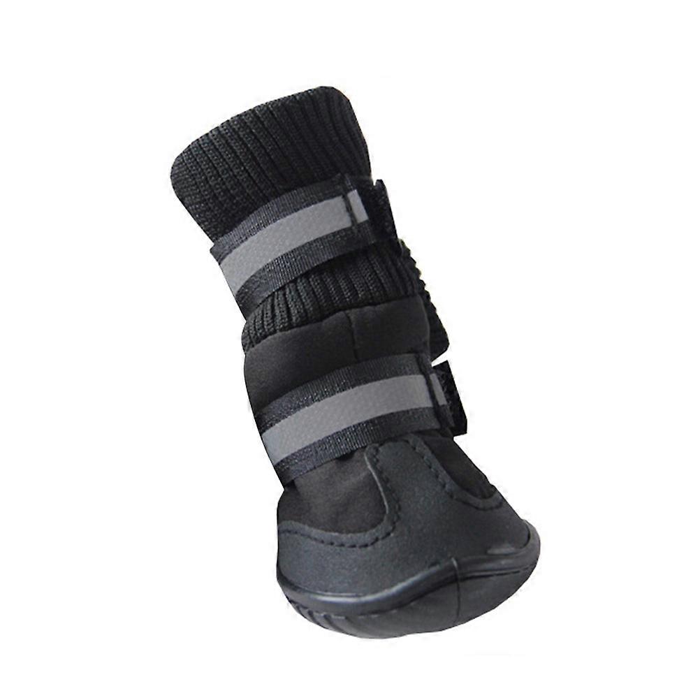 Boots for Dogs Black Providing Paw Protection and Easy on Off Feature for Wearing