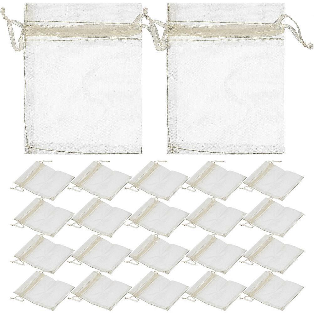 200 Pcs Rectangular Drawstring Gift Bags Versatile Storage For Small Items And Candy Perfect For Birthdays And Anniversaries