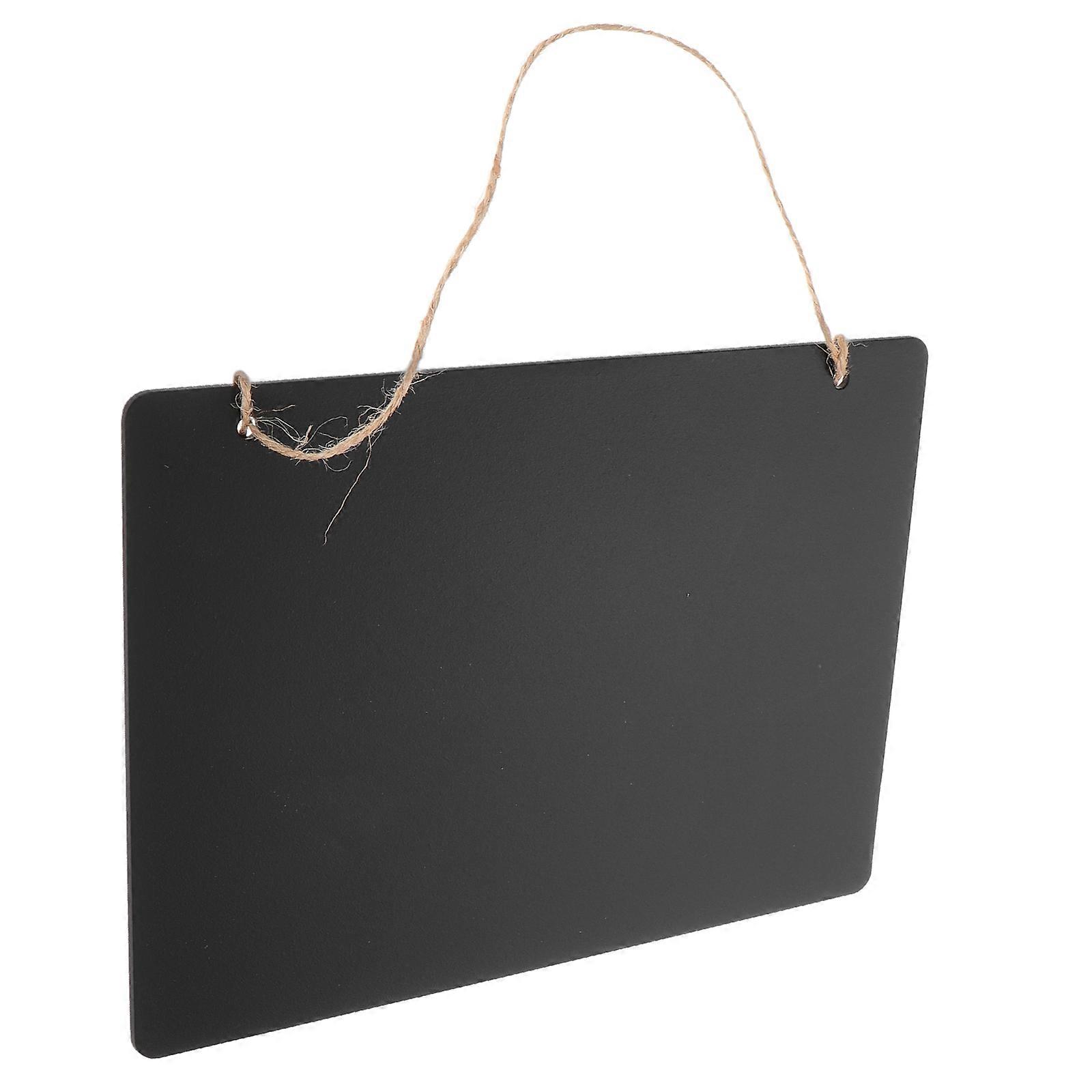 Double-Sided Blackboard Sign with Hanging String for Message 5Pcs Pack