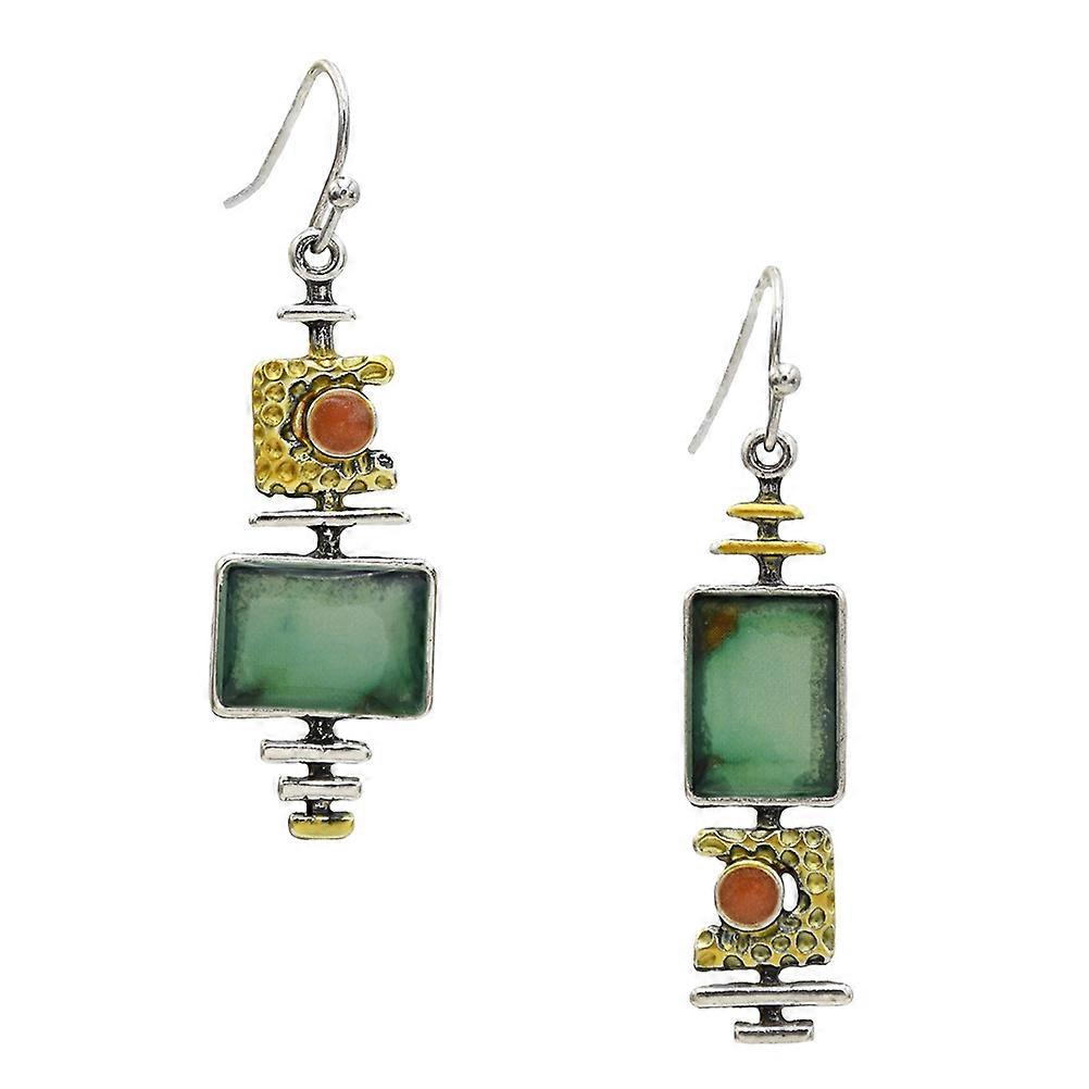 Resin Turquoise Earrings Ear Decorations for Decoration 1Pair