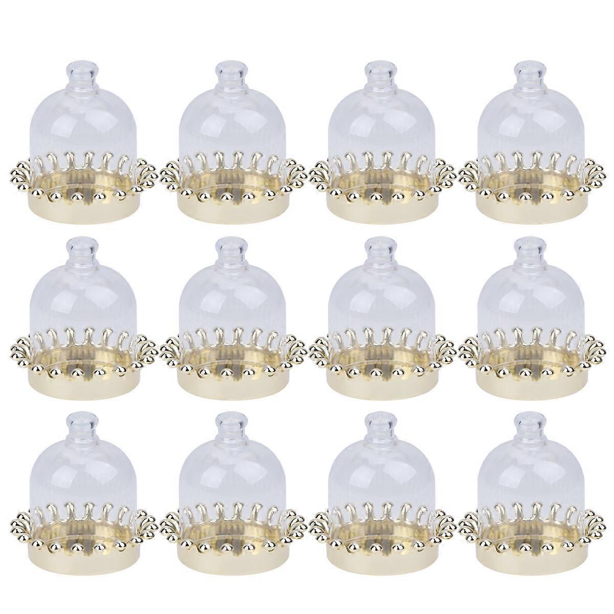 Cake Cover Golden Base Cake Carrier for Storage 36Pcs