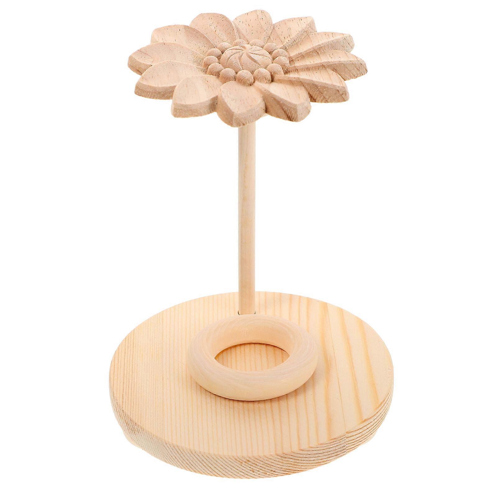 Wooden Diffuser Stand Essential Oil Holder for Aromatherapy 3Pcs Set