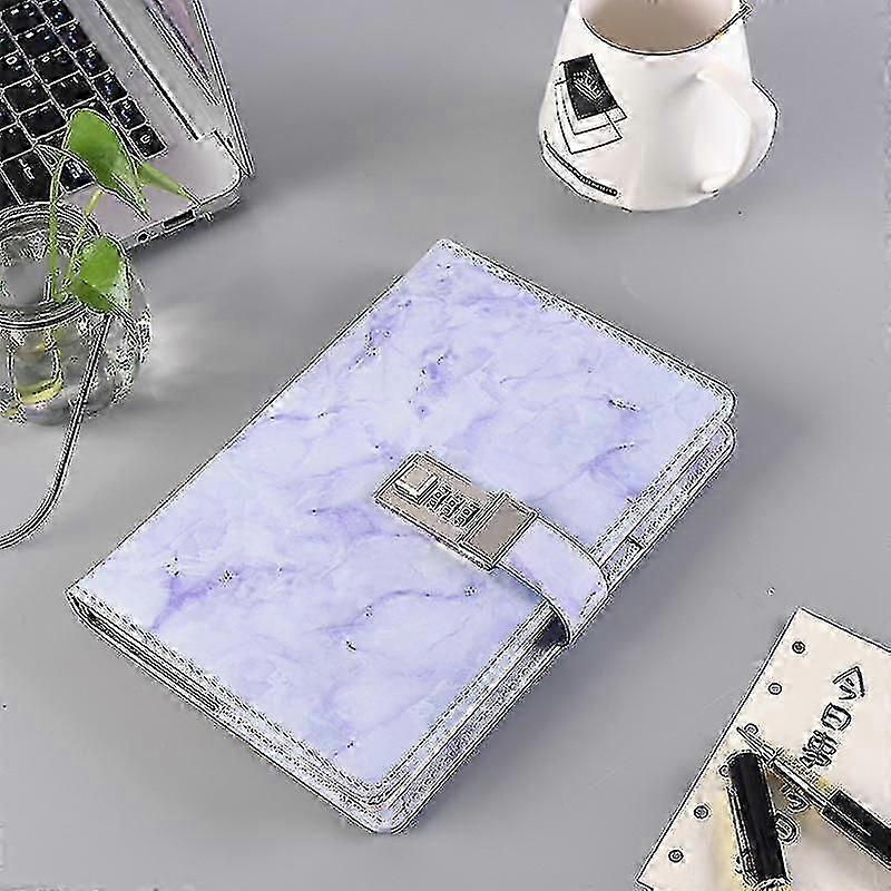 Marble Diary With Lock Secret A5 Journal With Lock And Cute Notebooks