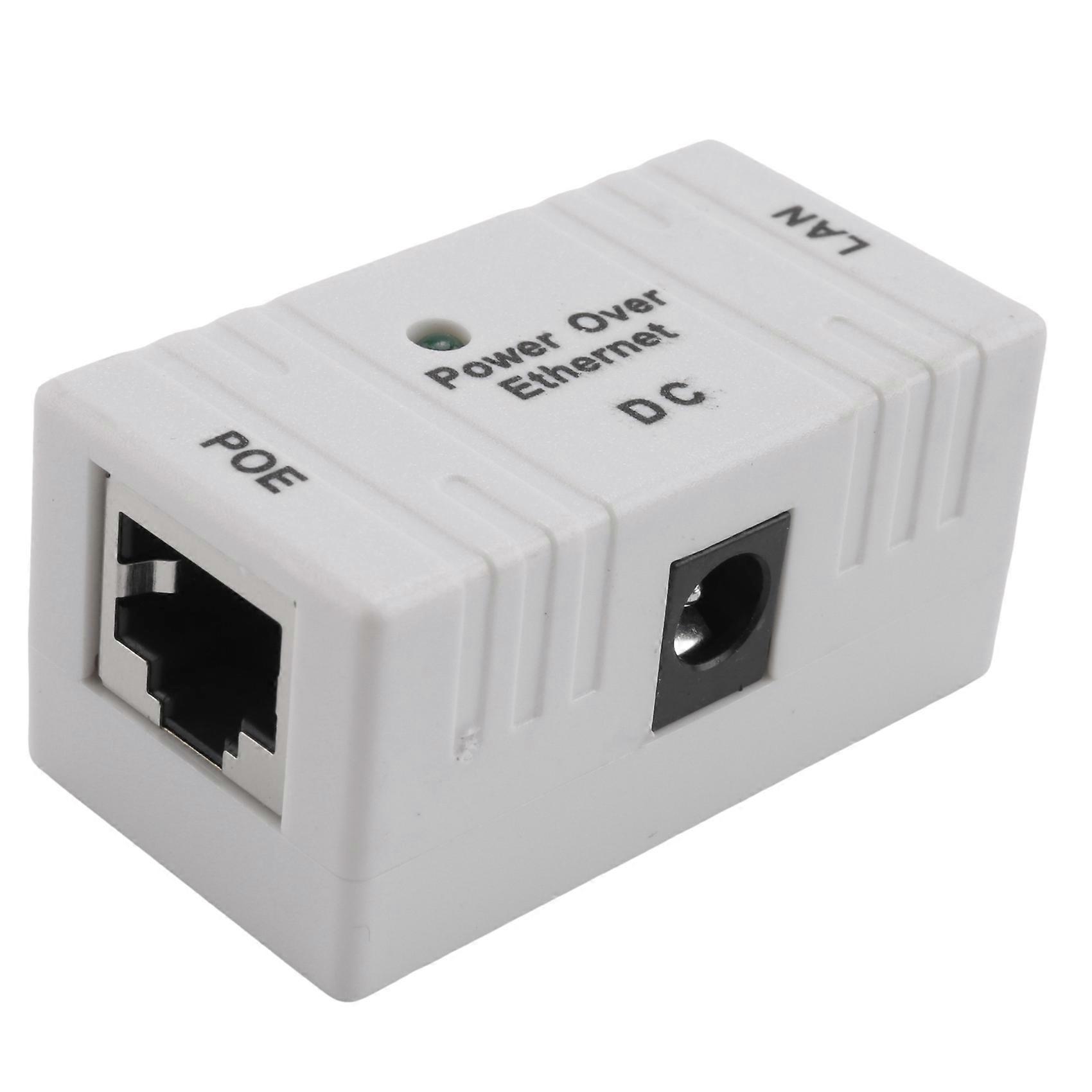 100 Mbps 5V 12V 24V 48V/1A for IP Camera POE Adapter Module -White