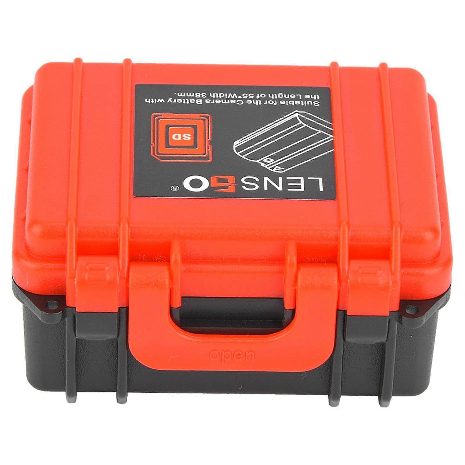 ABS Camera Battery CD Memory Card Dust Proof Storage Box Case for PE6