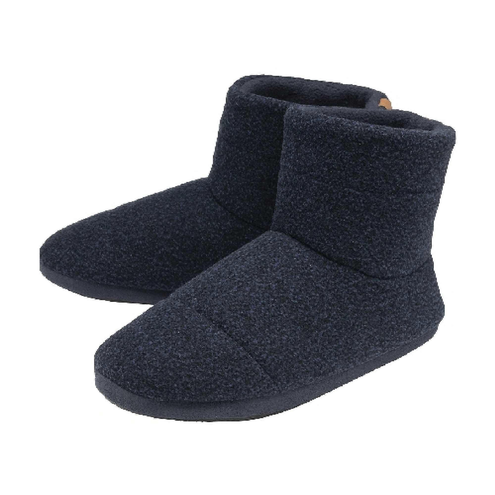 Dunlop - Mens Indoor Memory Foam Boot Slippers