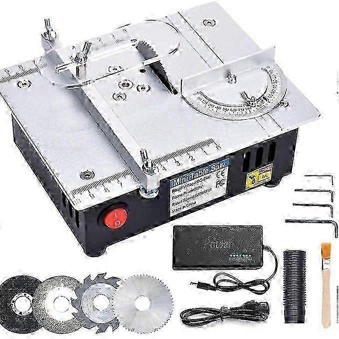 Mini Table Saw Electric Small Bench Saws Desktop Saw Household Diy Pcb Model Cutting Tool Woodworkin