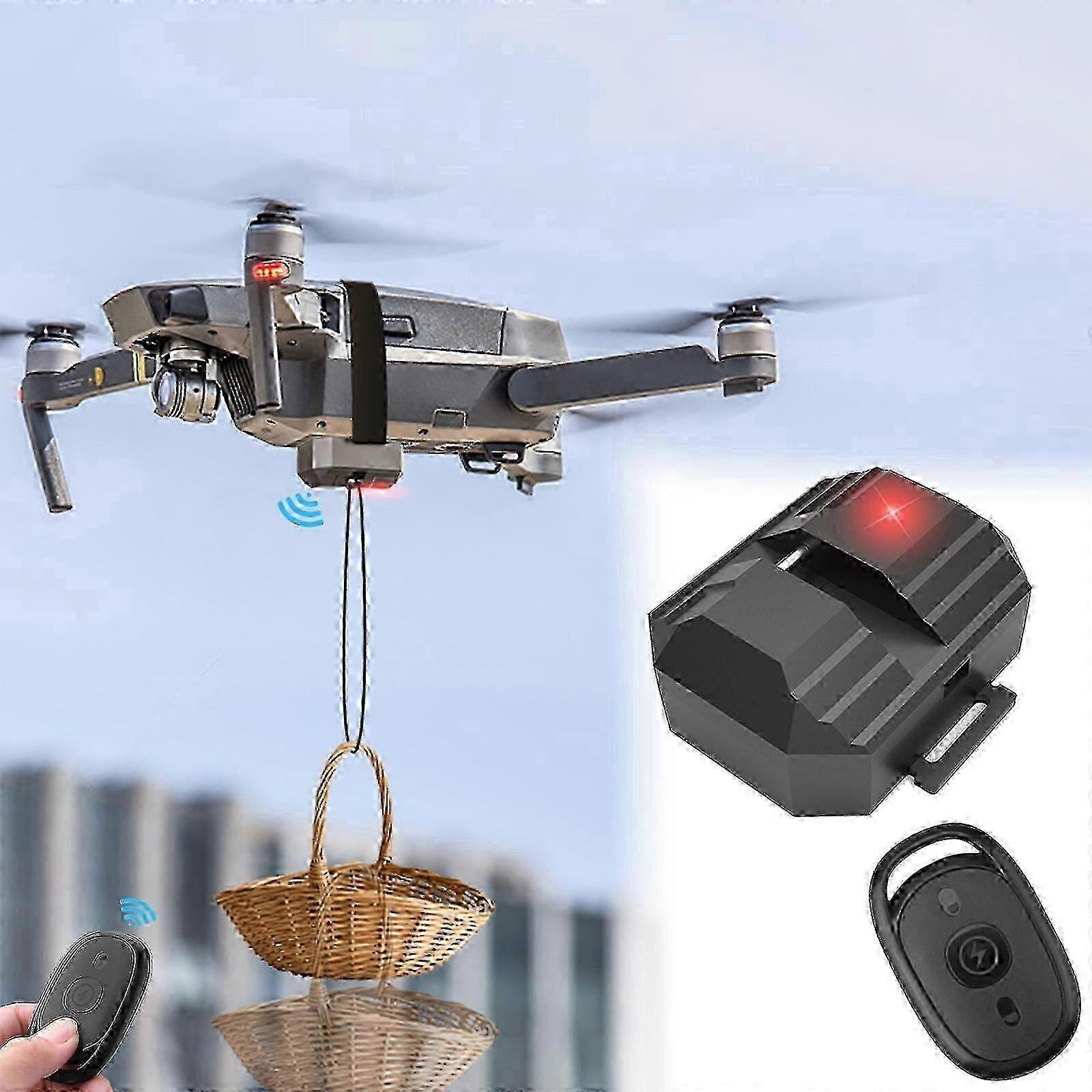 Universal RC Drone Airdrop Payload Delivery Device, Fishing Release System for Wedding Scene (1.6lb capacity) 25-26