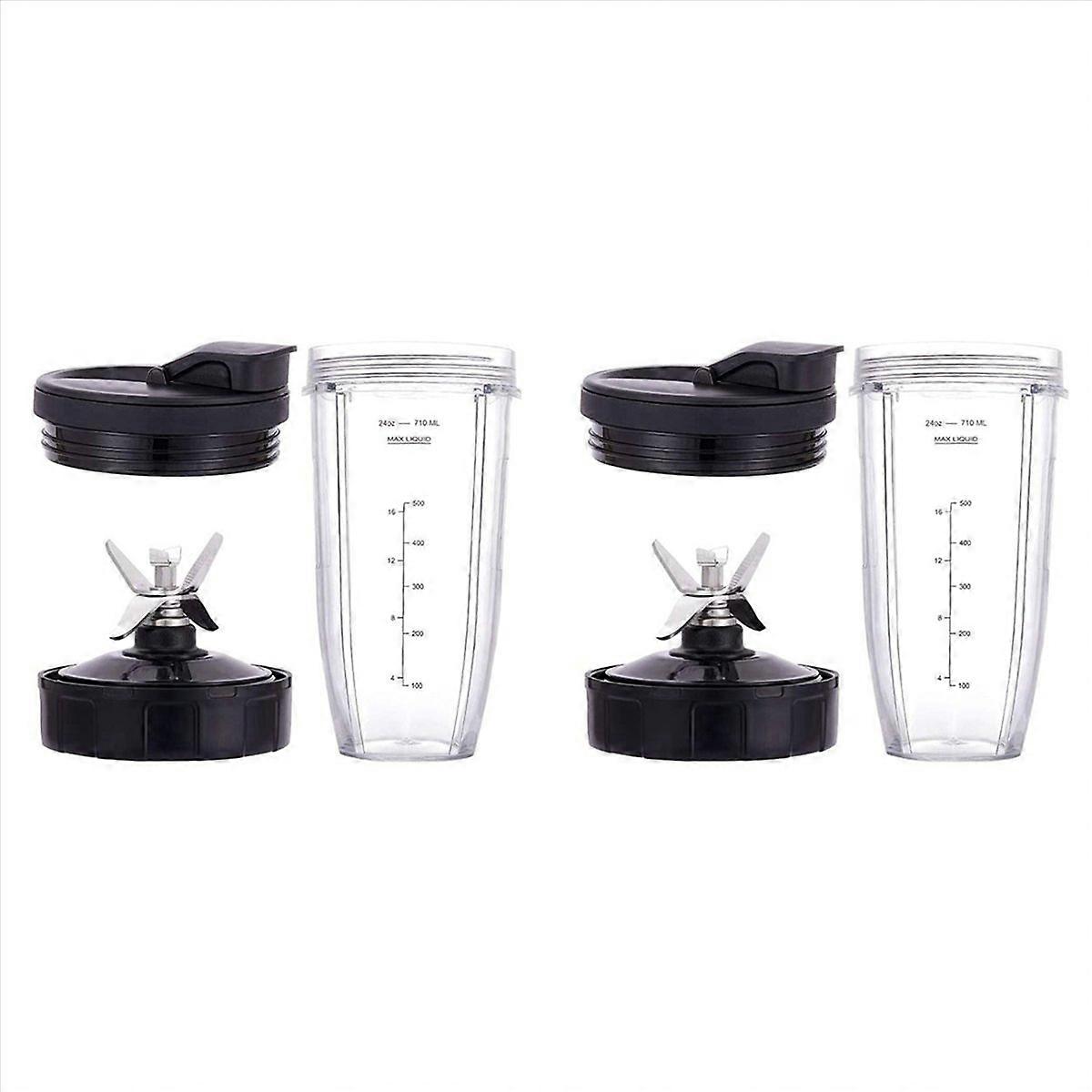 2X for Blender Replacement Parts, 24Oz Cup 7 Fins Extractor Blade, for Auto IQ BN801 SS101 BL480-30