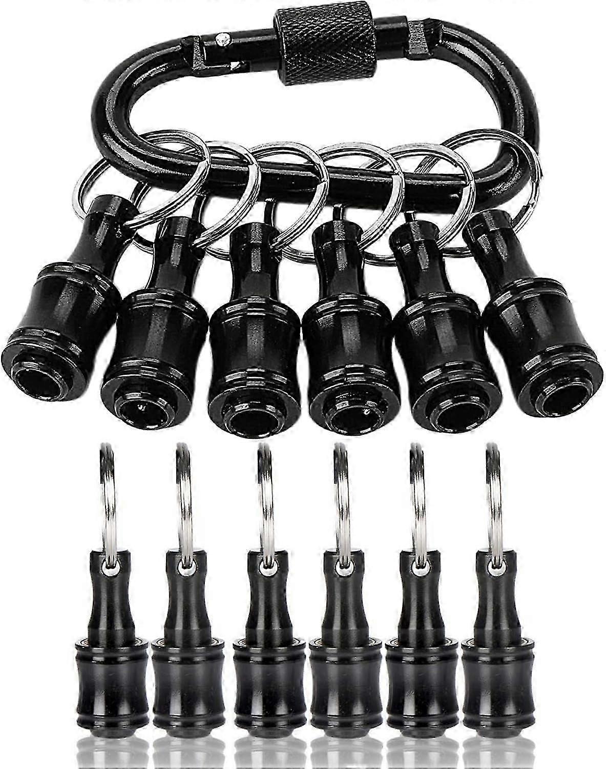 12PCS Bit Holders 1/4" Socket, Hex Shank for Impact Driver Drill, Quick Release Extension Bar, Compatible with Most Drivers, Home Improvement Gift