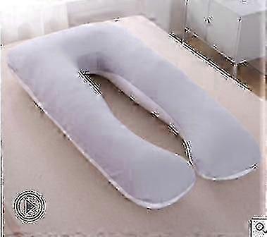 U-Shaped Maternity Pillow for Full Body Support During Pregnancy, Includes Pillowcases
