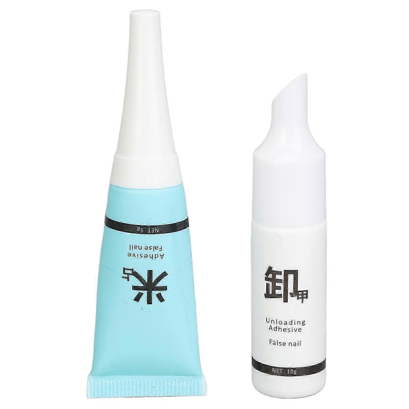 2025 Quick Solid Nail Glue Professional Super Strong DIY Solid Nail Glue Removal Gel for Manicure