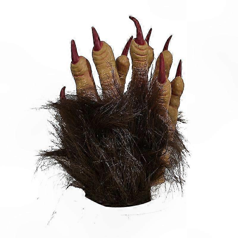 Plush Latex Animal Claws Gloves for Costume and Horror Events