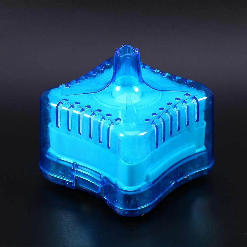 Aquarium Biological Filter For Small Fish Tank Compact Suction Cups Blue No Additional Current Required Beginners