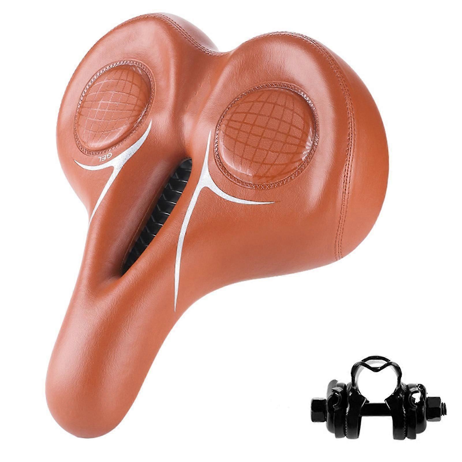 Riding Hollow Breathable Saddle Made Of Comfortable Memory Foam Exercise Bike Seat For Bmx Mtb