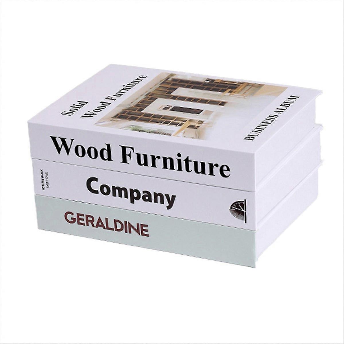 Simulation Book Ornaments, Study Bookcase Desktop Home Decorations