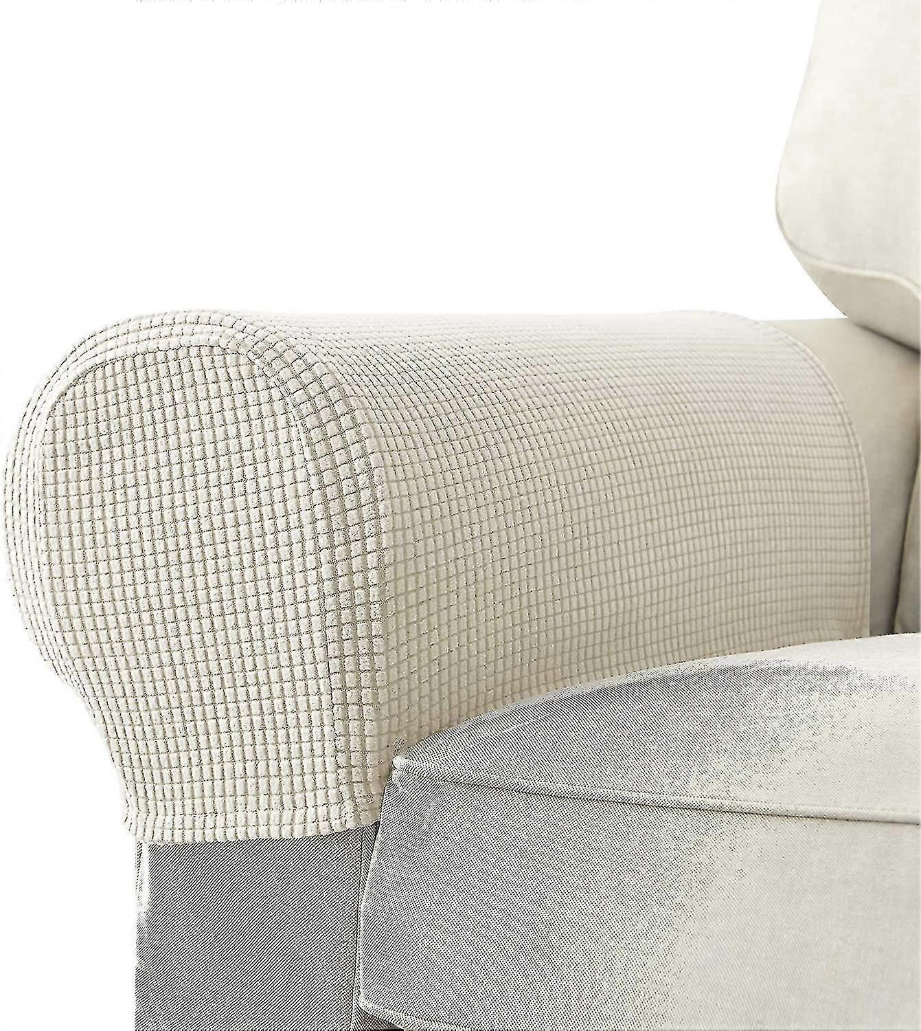 كرسي بذراعين ذراع يغطي تمتد أريكة الذراع قبعات مسند ذراع يغطي متوافق مع الكراسي