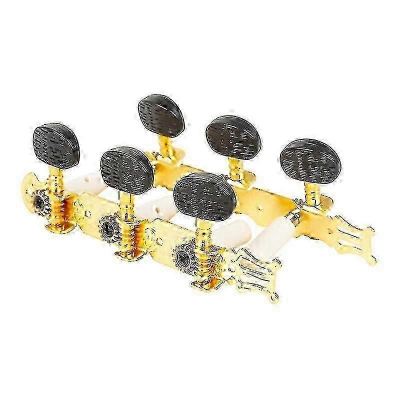 6 Pcs Guitar String Tuning Pegs Tuner Semi-closed Tuner Machine Heads For Folk Acoustic Guitar Tuni