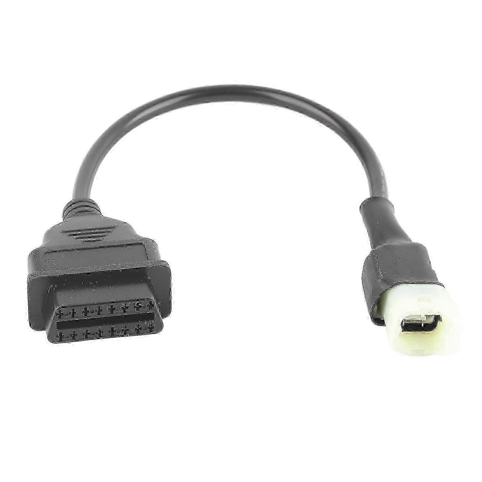 OBD2 Diagnostic Adapter Cable Fit for Motorcycle Engine Fault Scan