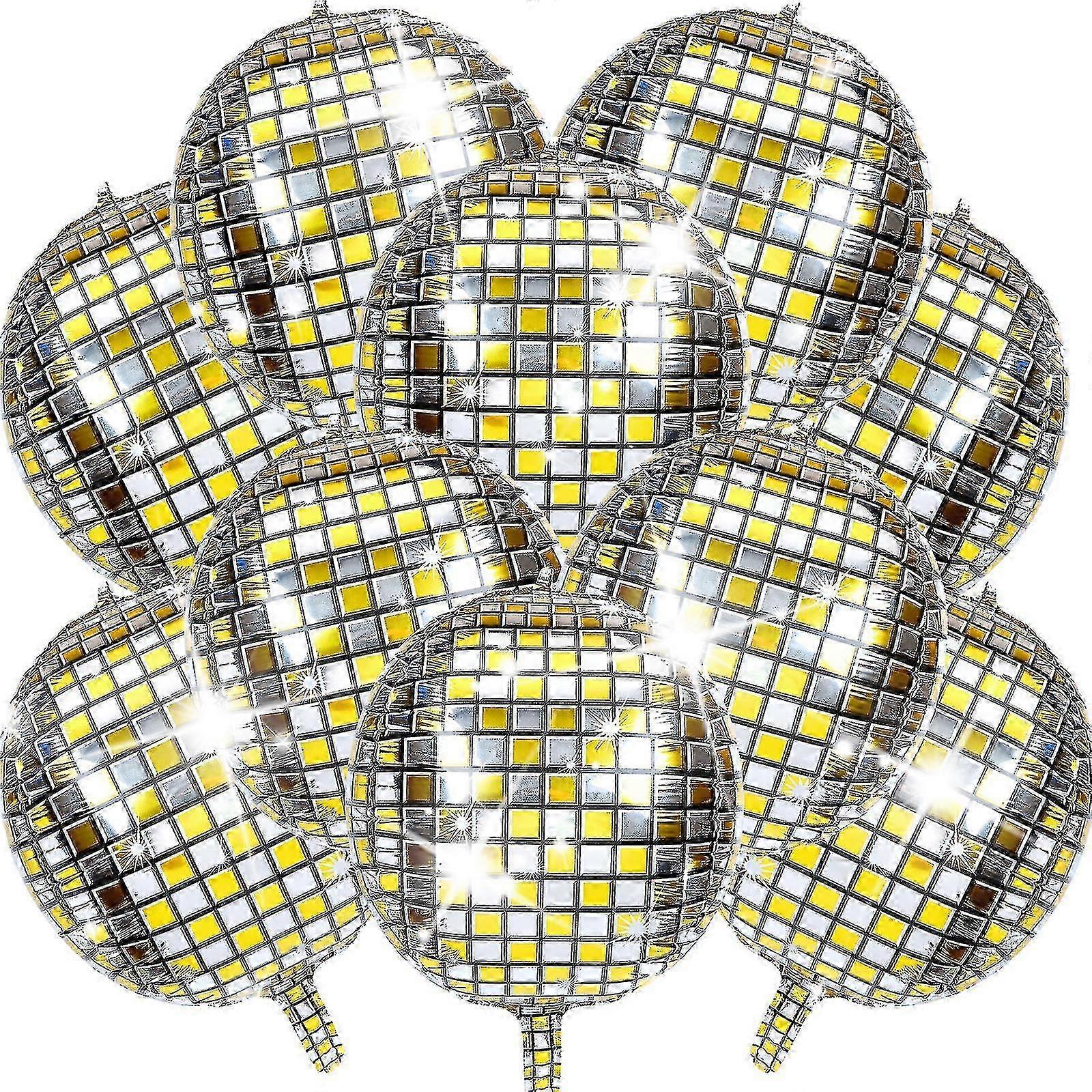 10 kpl Disco Ball -ilmapallot f26